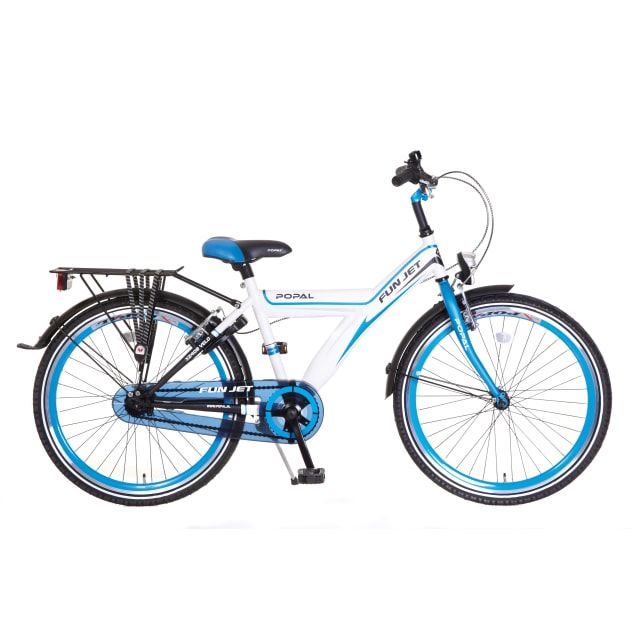 Popal Jongensfiets Funjet Blauw Wit 26 inch
